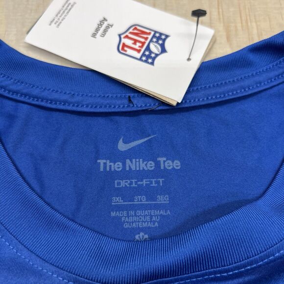 NEW 3XL Indianapolis Colts Nike Icon Legend Performance Dri Fit Shirt Blue - Picture 4 of 11